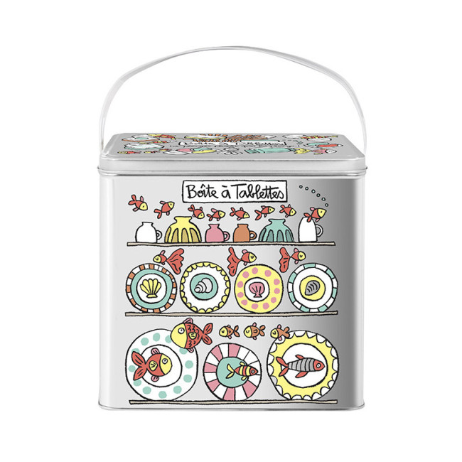 Boîte à Pastilles Lave-vaisselle, Derrière la porte
