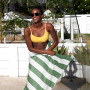 Serviette de plage Cabana, Dock & Bay