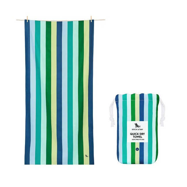 Serviette de plage Summer, Dock & Bay