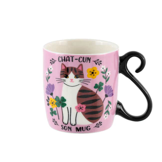Mug Houba Chat Parme, Derrière la porte