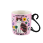 Mug Houba Chat Parme, Derrière la porte