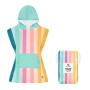 Poncho enfant Coastal Candy, Dock & Bay