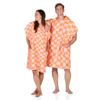 Poncho adulte Groovy Check, Dock & Bay