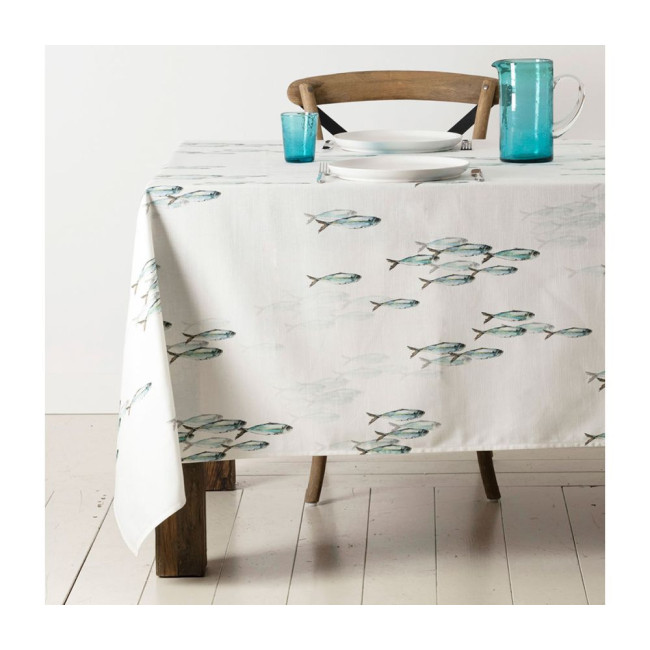 Nappe Rivière Vert Eau, Côté Table