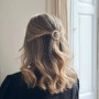 Barrette Ronde Nacre, Bachca
