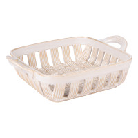 Corbeille Carrée Tressée 23 cm, Table Passion