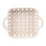 Corbeille Carrée Tressée 23 cm, Table Passion