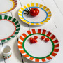 Set de 4 Assiettes Plates Dolce Vita, Table Passion