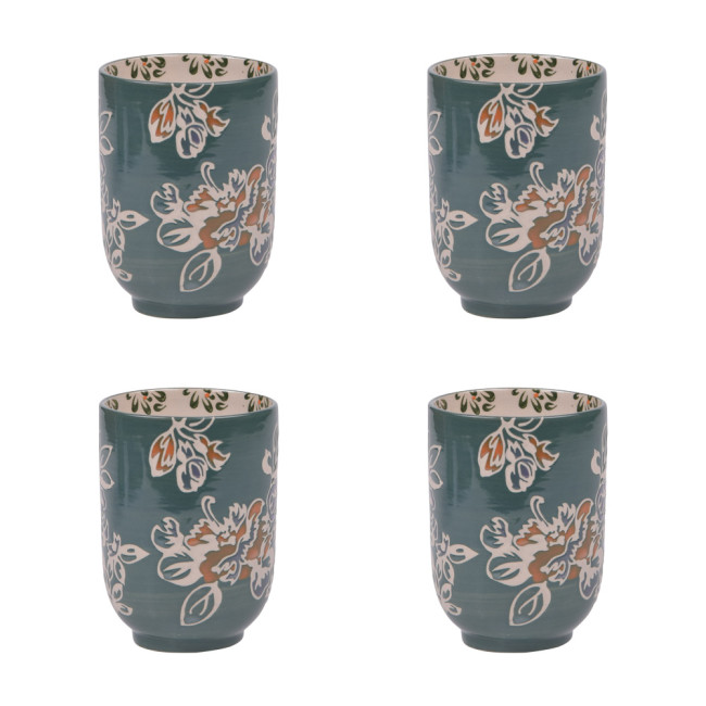 Coffret 4 Gobelets 11 cm Faustine, Table Passion