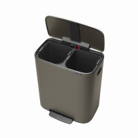 Poubelle Bo à pédale 2x30L, Brabantia