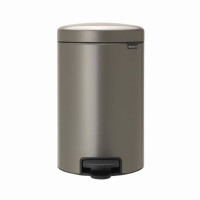 Poubelle à Pédale 12L Platinium NewIcon, Brabantia