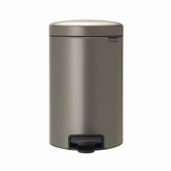 Poubelle à Pédale 12L Platinium NewIcon, Brabantia