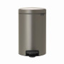 Poubelle à Pédale 12L Platinium NewIcon, Brabantia