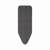 Housse de table à repasser 124x45cm denim noir, Brabantia