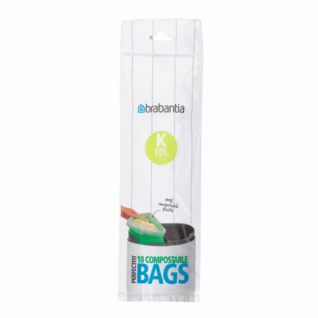 Sacs poubelle compostables K 10 L, Brabantia