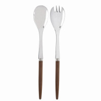 Couverts à salade Jonc Bois foncé, Sabre Paris