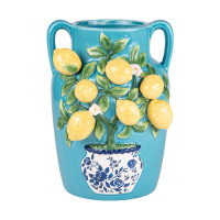 Vase Citron Bleu 26 cm, Table Passion