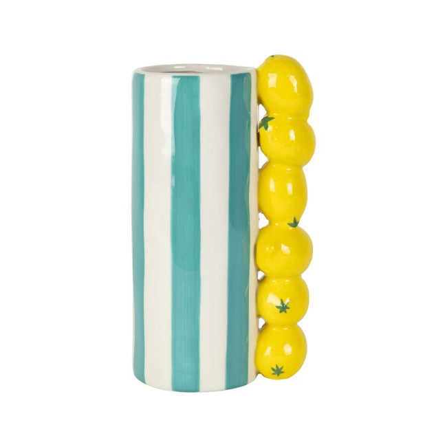 Vase Citron Medi Turquoise 21 cm, Sema Design