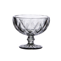 Coffret 6 Coupes à Glace 35 cl Diamond Gris, Trend'Up