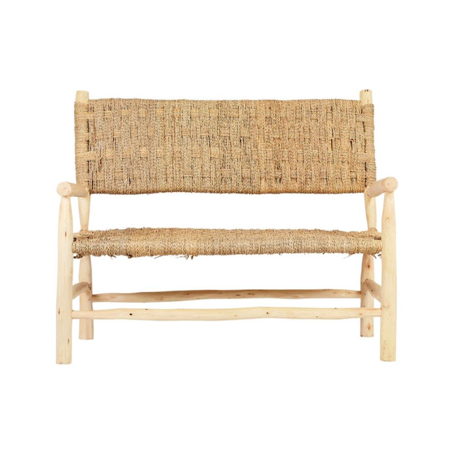 Banquette 2 Places en Osier, Sema Design