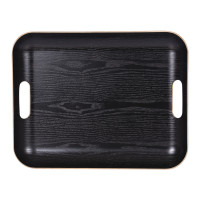 Plateau Rectangle Classic 45 x 36 cm Noir, Table Passion