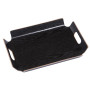Plateau Rectangle No Angle 44.5 x 33.5 cm Noir, Table Passion