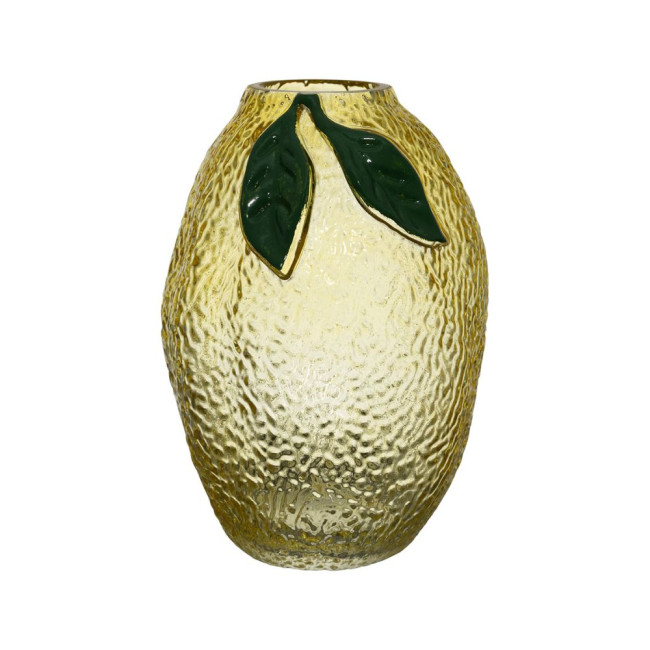 Vase Citron Medi Jaune 19 cm, Sema Design