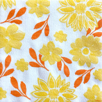 Serviettes en papier Maxi Fleur Jaune, Françoise PAVIOT