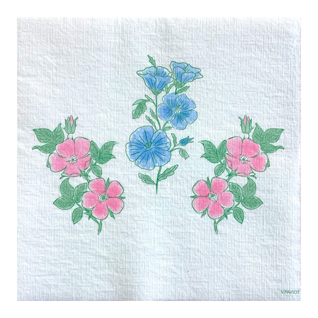 Serviettes en papier Aubepine, Françoise PAVIOT