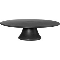 Plat à gâteaux sur pied 35 cm Grande Nero Black Iron, Asa Selection