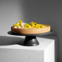Plat à gâteaux sur pied 35 cm Grande Nero Black Iron, Asa Selection