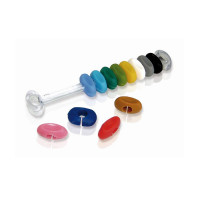 Set de 12 Marque-verres en silicone, Vin bouquet