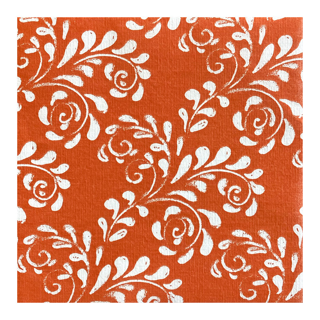 Serviettes en papier Arabesque Terra, Françoise PAVIOT