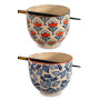 Set de 2 bols à ramen Feuilles, WD Lifestyle