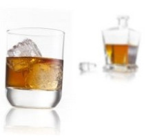 Verres whisky et porto